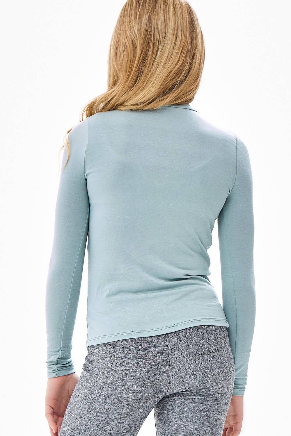 Mock Neck Long Sleeve Shirt