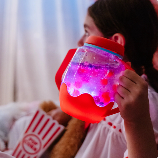 Coral Sensory Play Jar