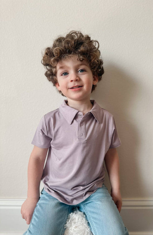 Mauve Children’s Polo