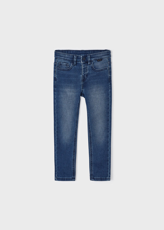 Soft Medium Wash Boy Jeans