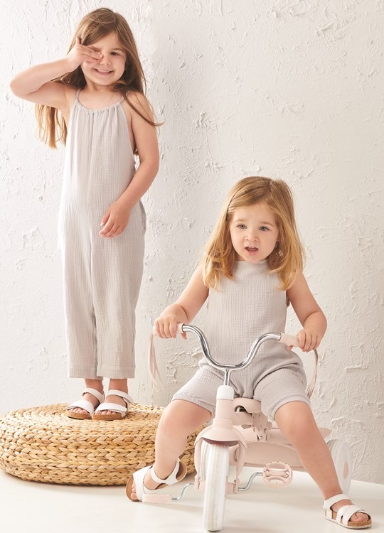 Gauze Halter Jumpsuit