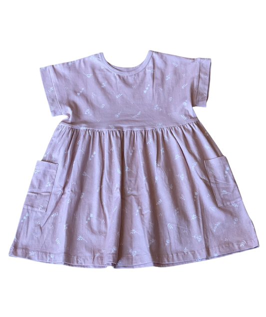 Peaceful Cotton Toddler Tee Dress