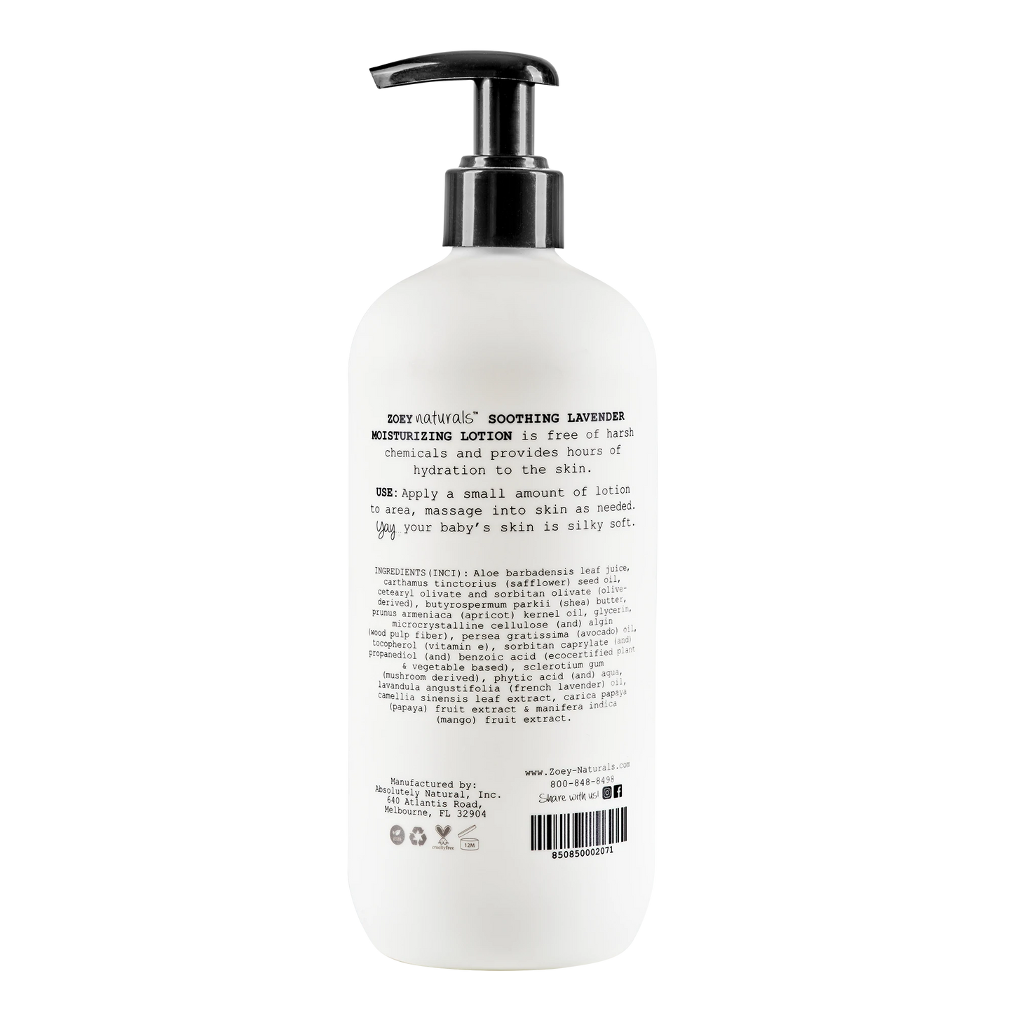 Soothing Lavender Moisturizing Lotion