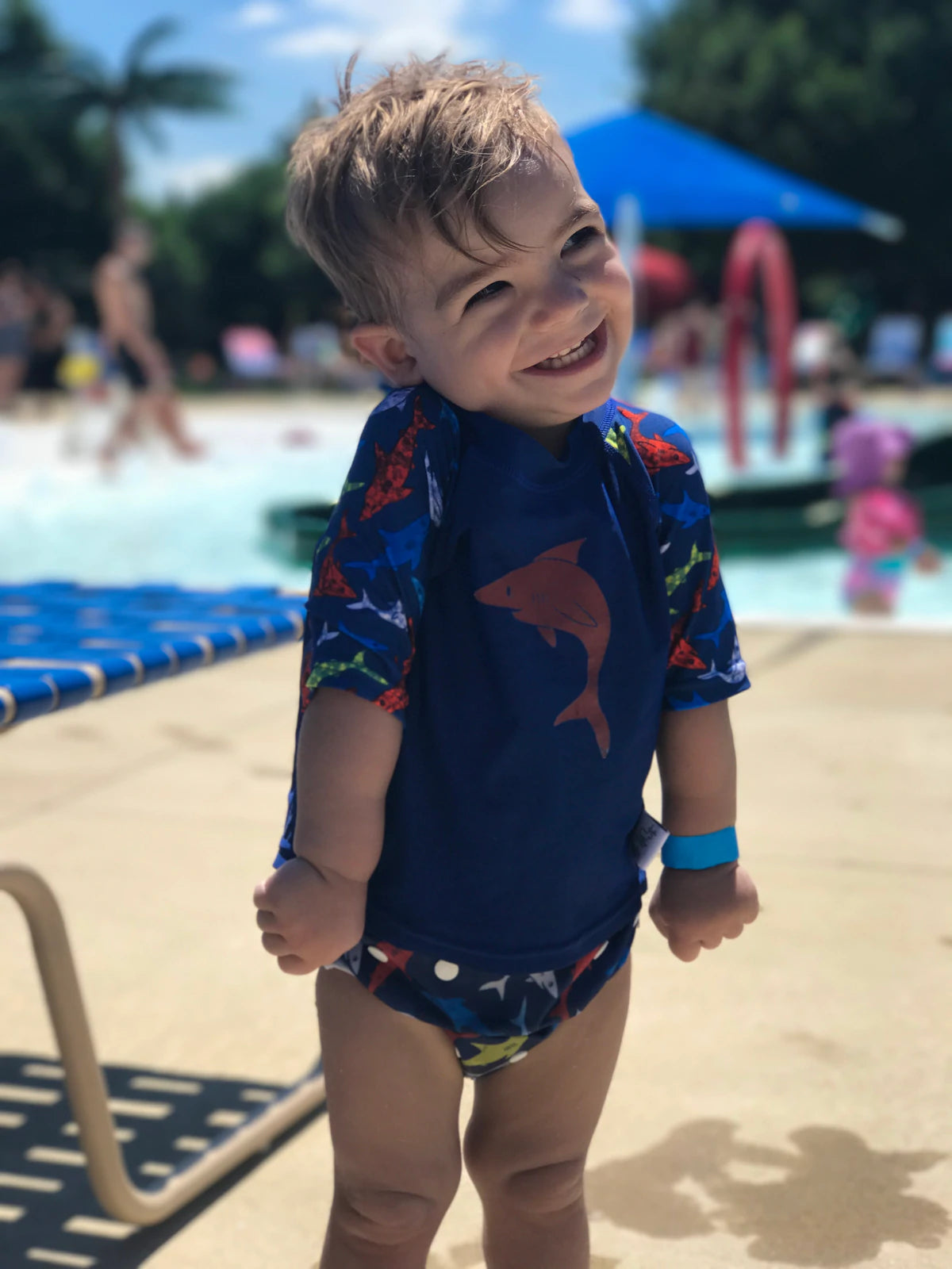 Shark Baby Rash Guard, Sun Protective Swim Shirt