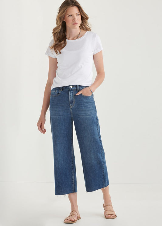Amara Cotton Wide Leg Jean