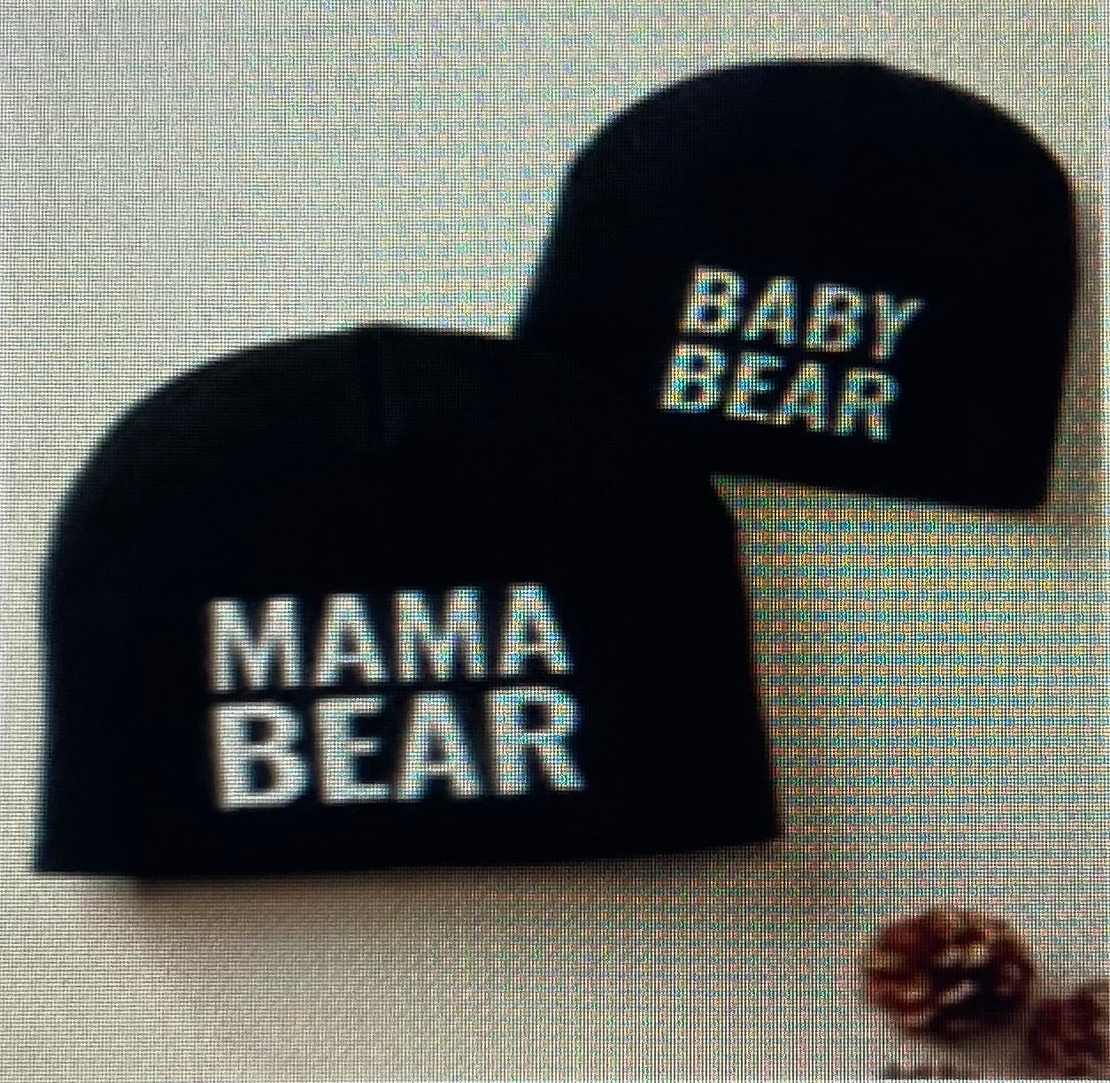 Mama Bear & Baby Bear Hat Set
